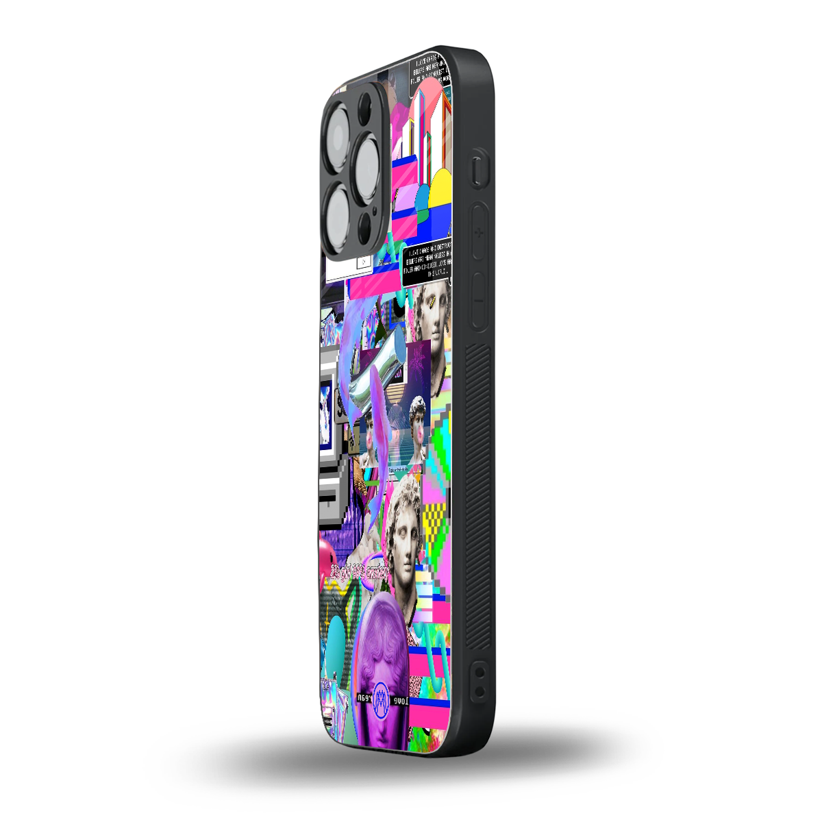 unbothered back phone cover | glass case for iphone 16 pro max