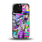 unbothered back phone cover | glass case for iphone 16 pro