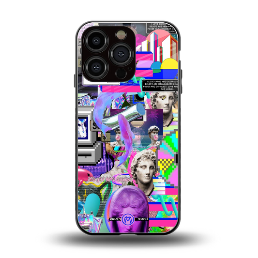 unbothered back phone cover | glass case for iphone 16 pro