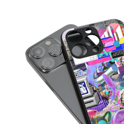 unbothered back phone cover | glass case for iphone 16 pro