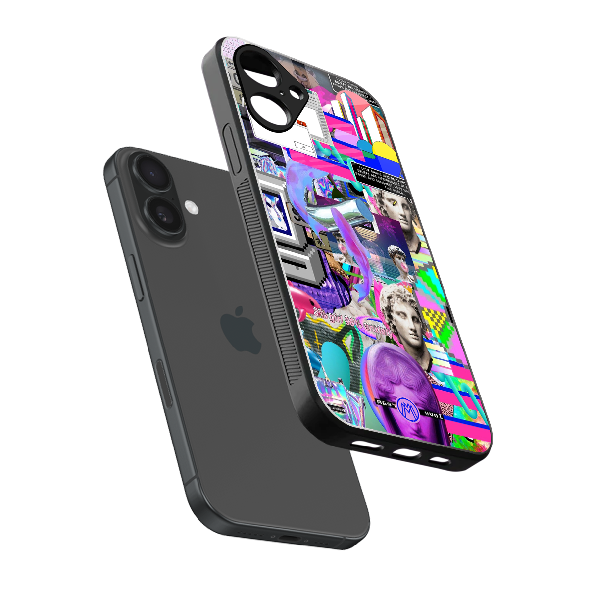 unbothered back phone cover | glass case for iphone 16