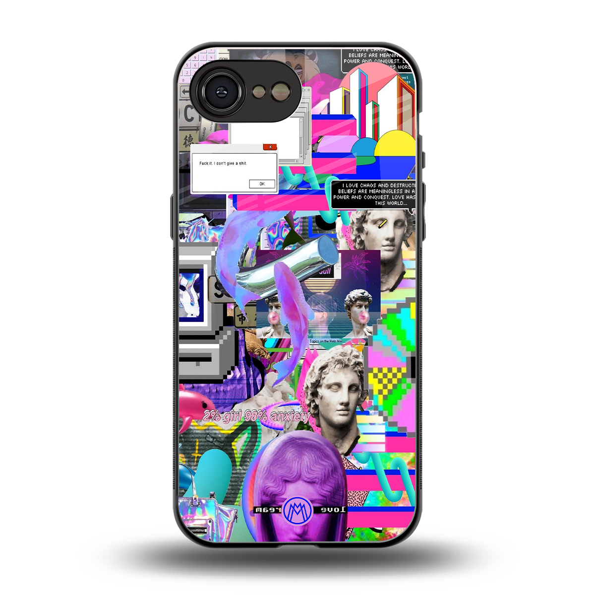 unbothered back phone cover | glass case for iphone 16e