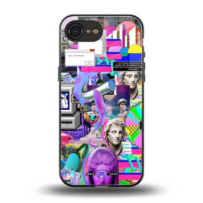 unbothered back phone cover | glass case for iphone 16e