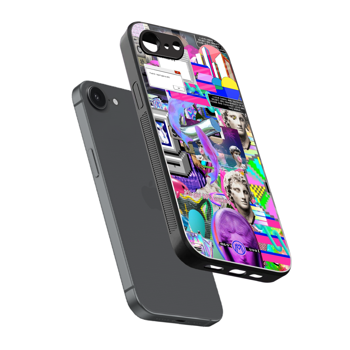unbothered back phone cover | glass case for iphone 16e