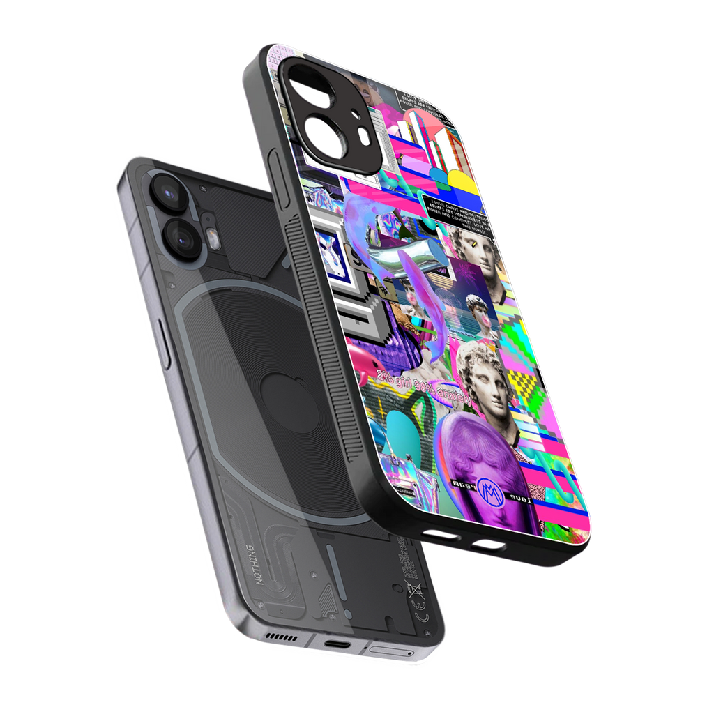 unbothered back phone cover | glass case for nothing phone 2