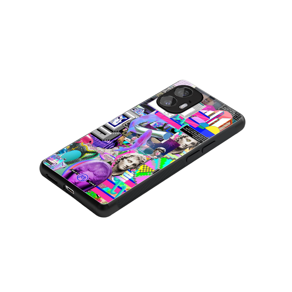 unbothered back phone cover | glass case for nothing phone 2