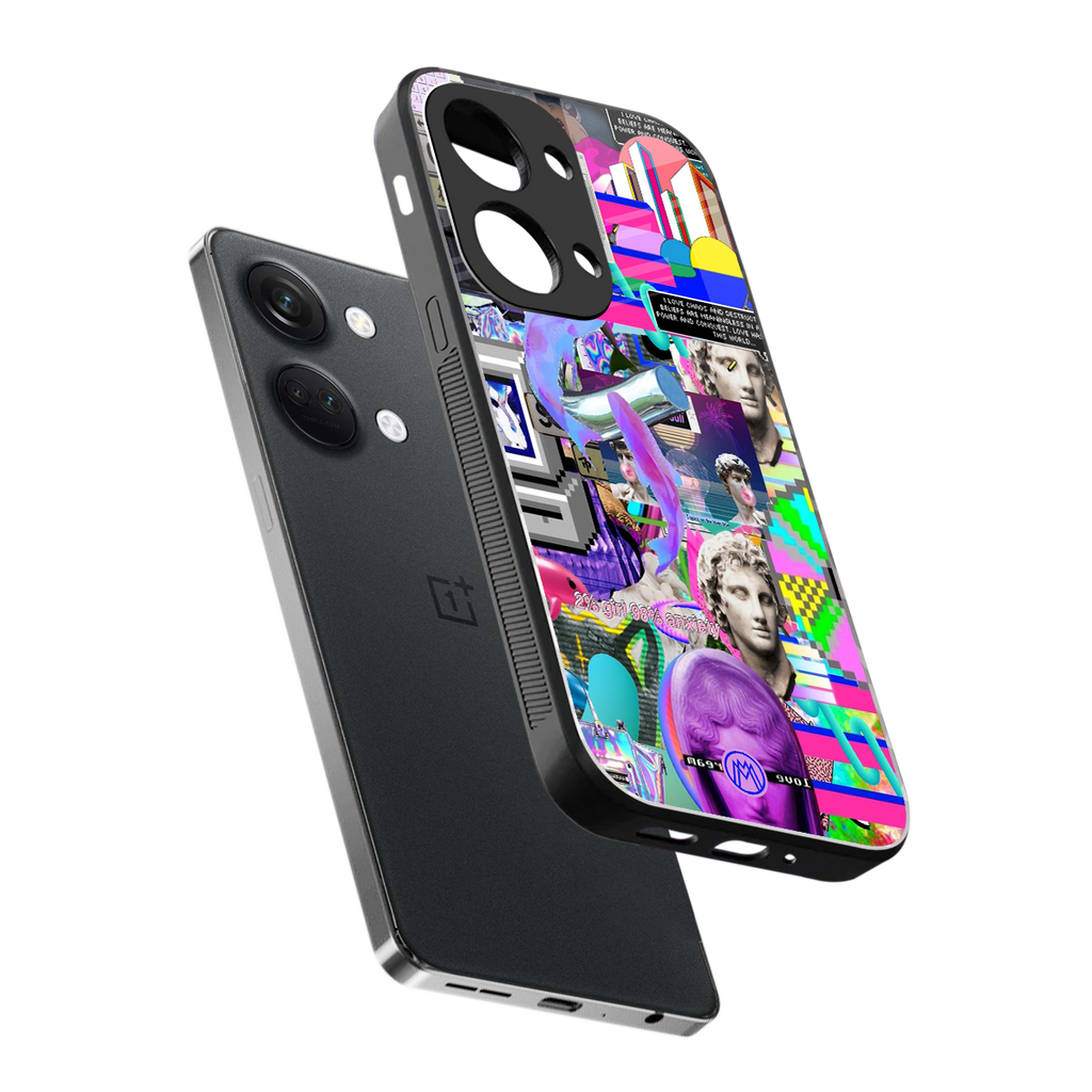 unbothered back phone cover | glass case for oneplus nord 3