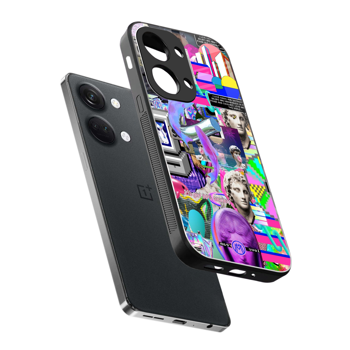 unbothered back phone cover | glass case for oneplus nord 3
