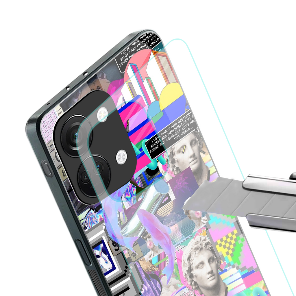 unbothered back phone cover | glass case for oneplus nord 3