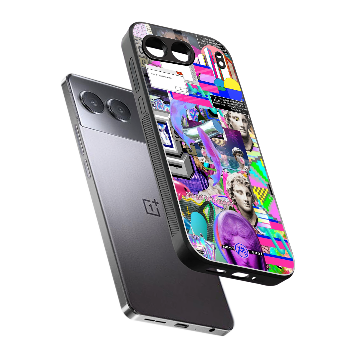 unbothered back phone cover | glass case for oneplus nord 4