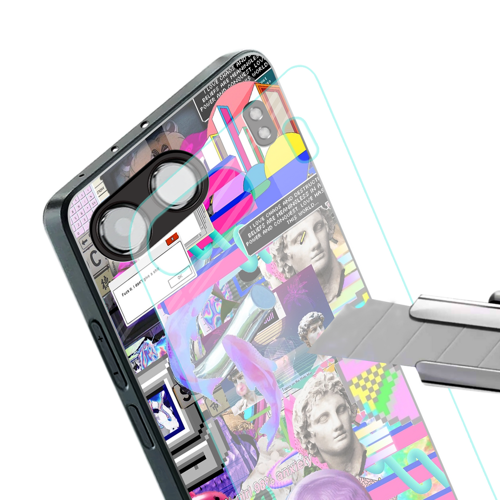 unbothered back phone cover | glass case for oneplus nord 4