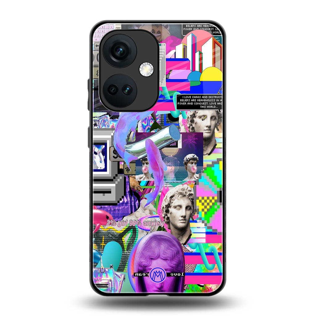 unbothered back phone cover | glass case for oneplus nord ce 3