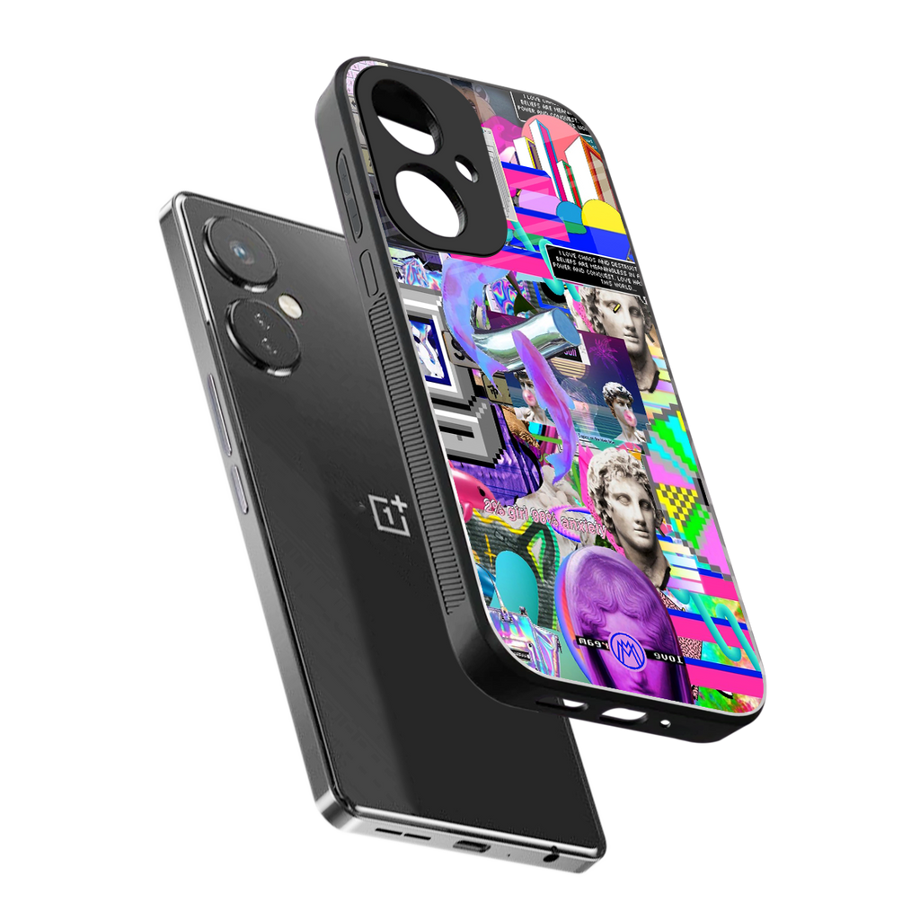 unbothered back phone cover | glass case for oneplus nord ce 3