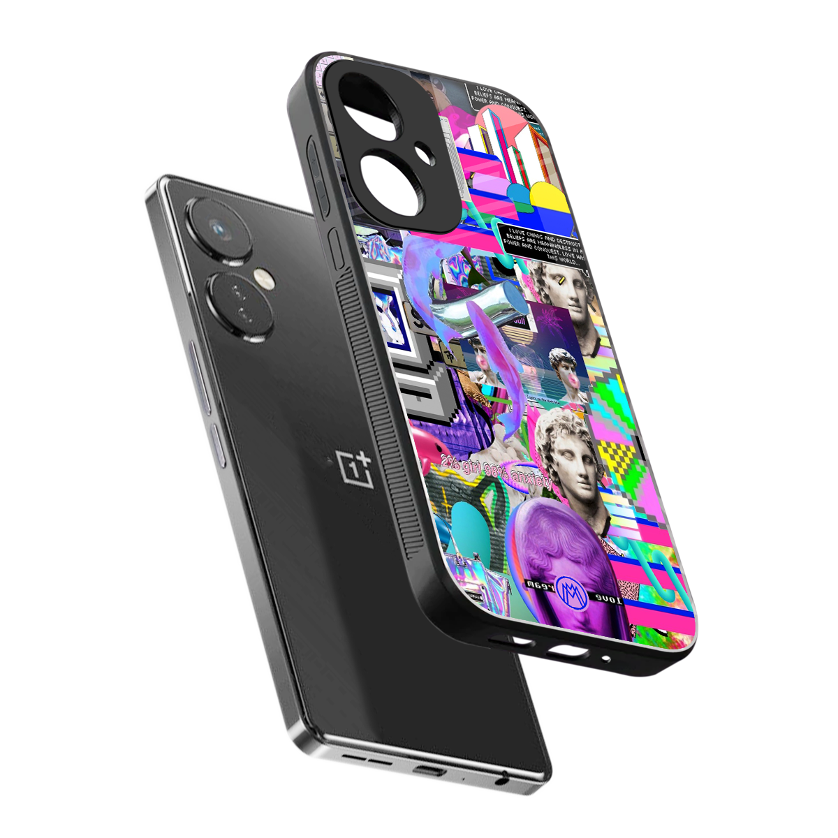 unbothered back phone cover | glass case for oneplus nord ce 3