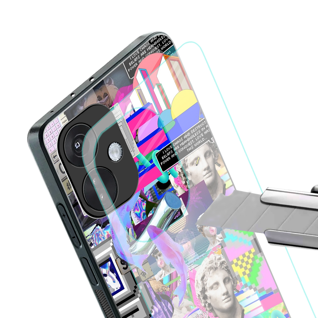 unbothered back phone cover | glass case for oneplus nord ce 3