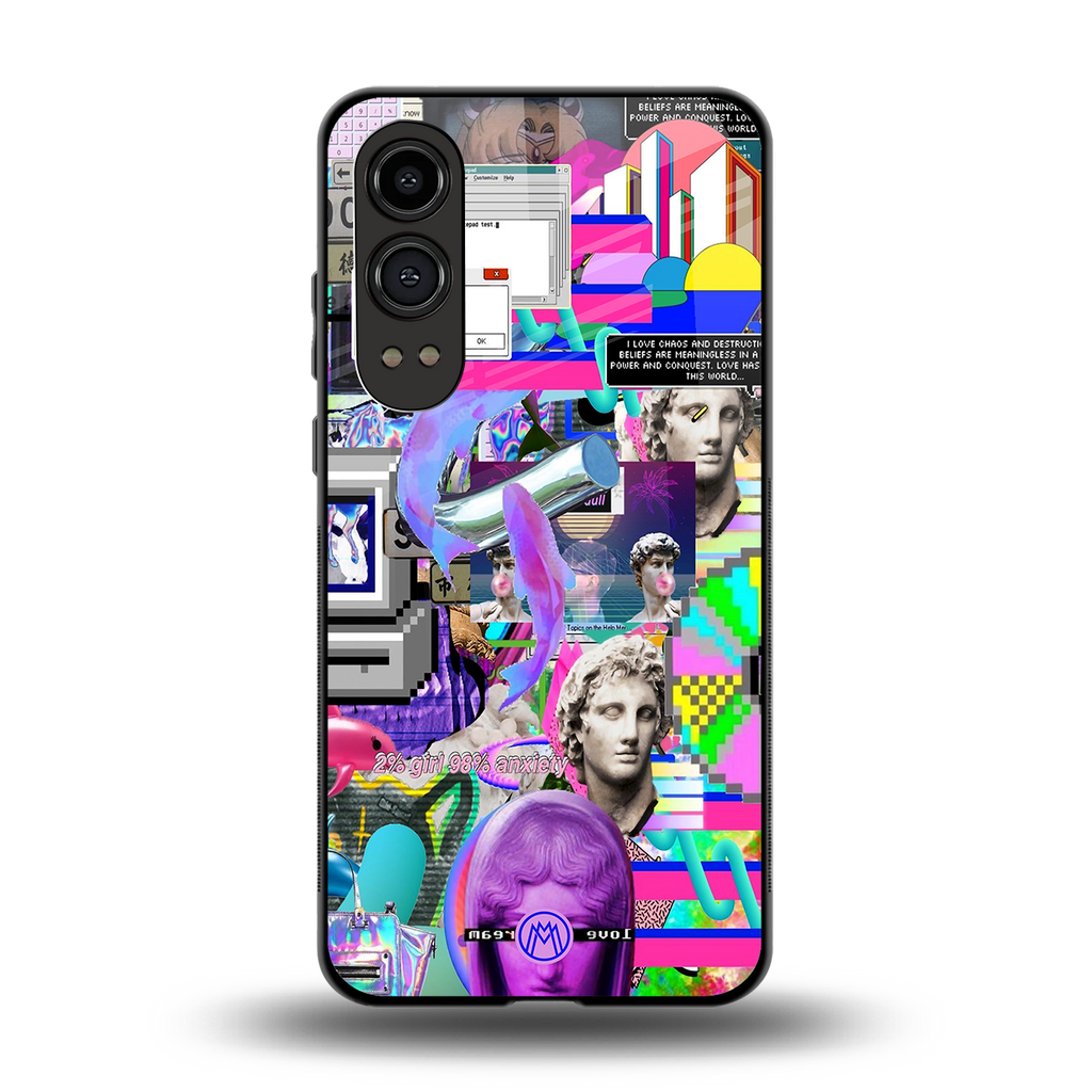 unbothered back phone cover | glass case for oneplus nord ce 4 lite