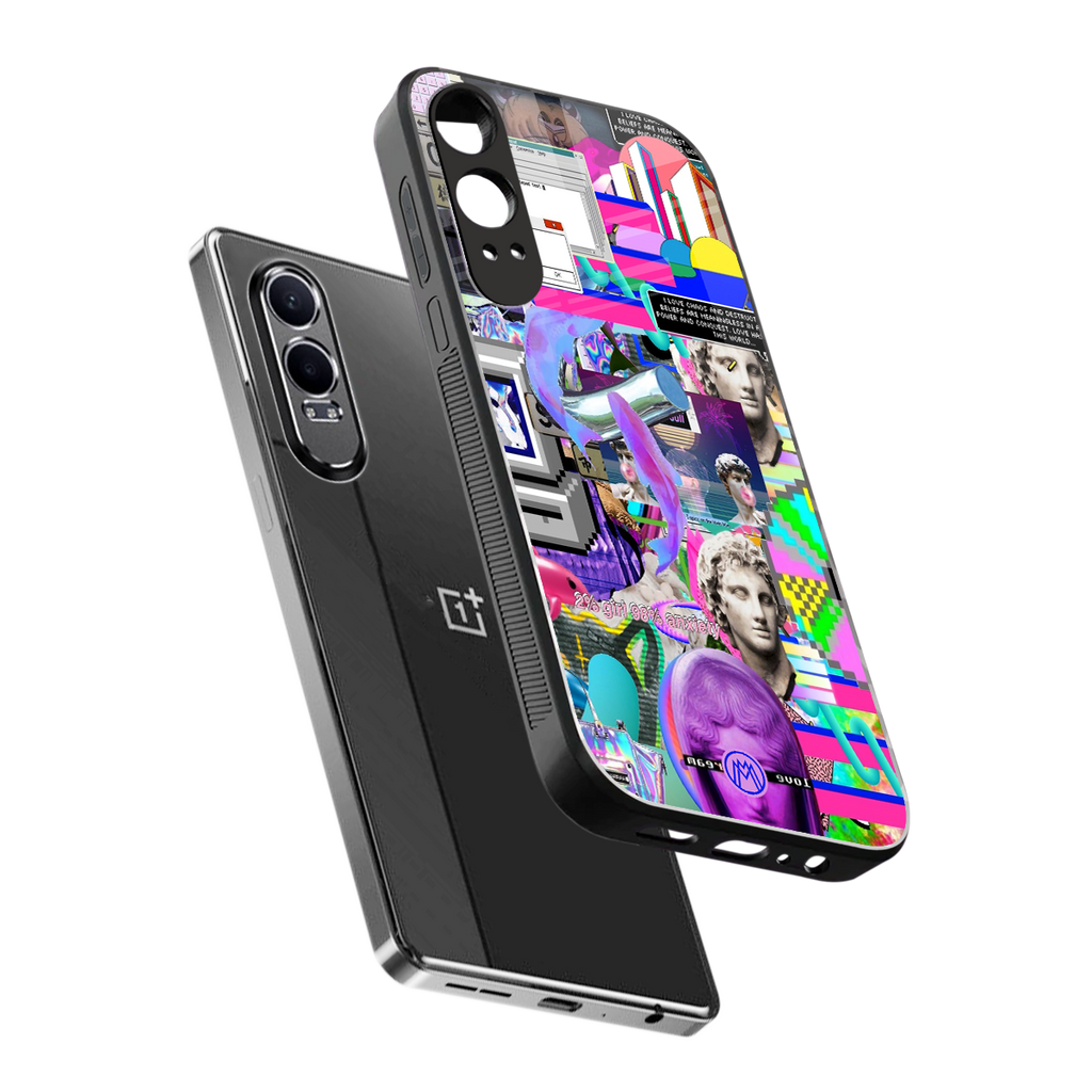 unbothered back phone cover | glass case for oneplus nord ce 4 lite
