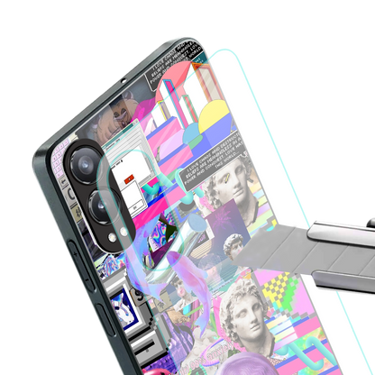 unbothered back phone cover | glass case for oneplus nord ce 4 lite