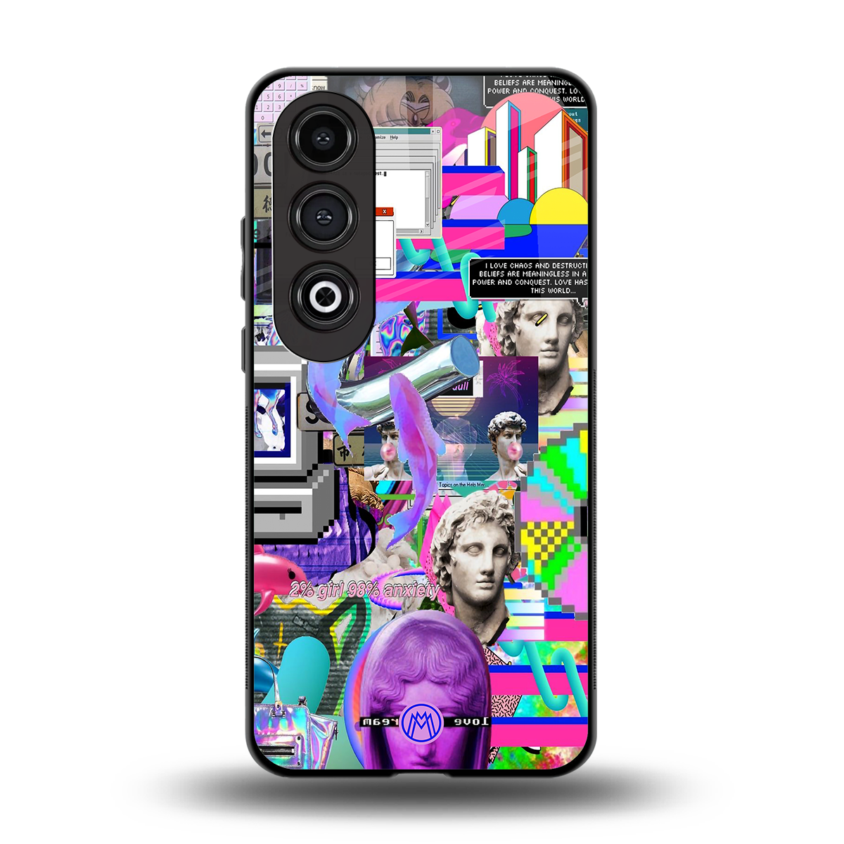 unbothered back phone cover | glass case for oneplus nord ce 4