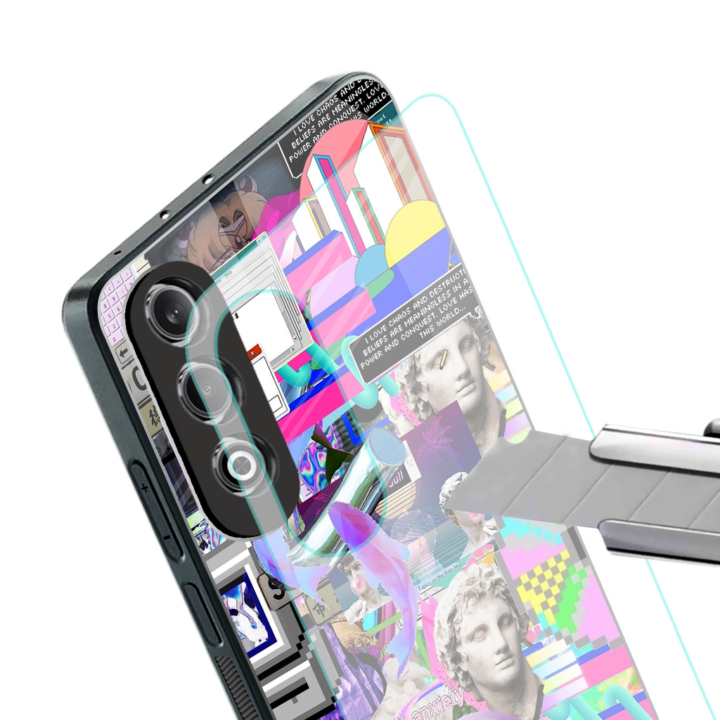 unbothered back phone cover | glass case for oneplus nord ce 4