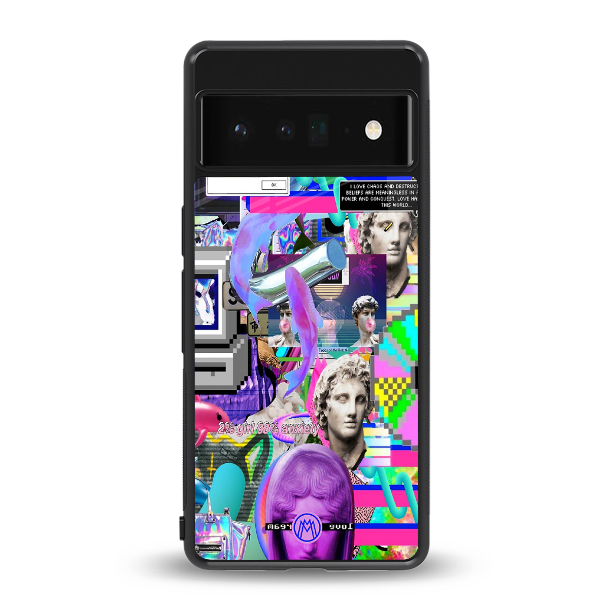 unbothered back phone cover | glass case for google pixel 6 pro