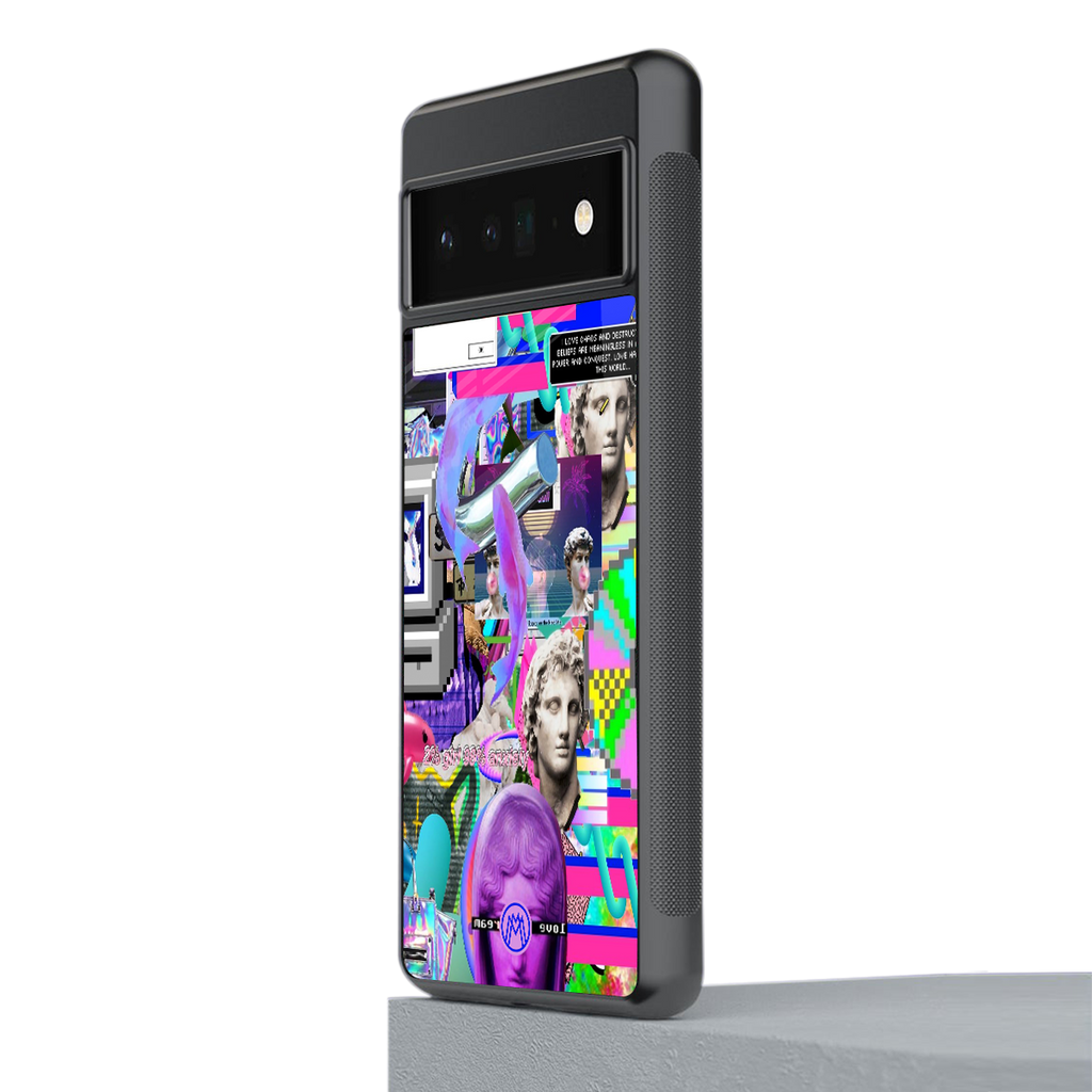 unbothered back phone cover | glass case for google pixel 6 pro
