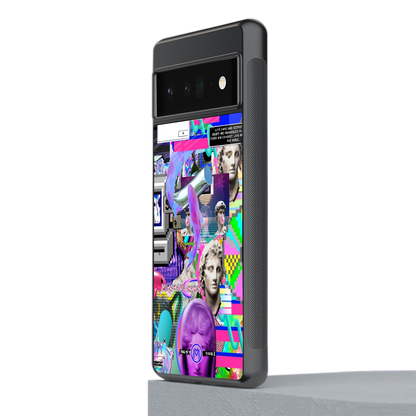 unbothered back phone cover | glass case for google pixel 6 pro