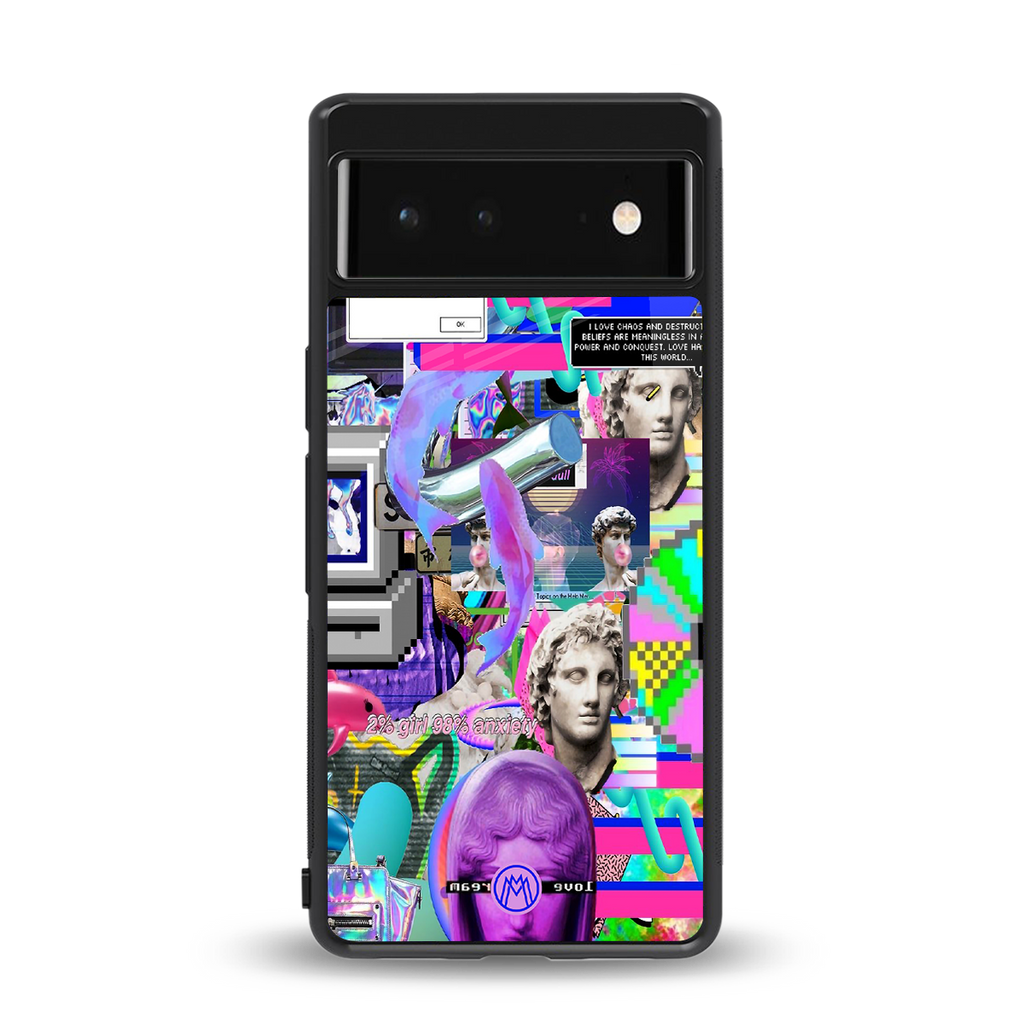 unbothered back phone cover | glass case for google pixel 6