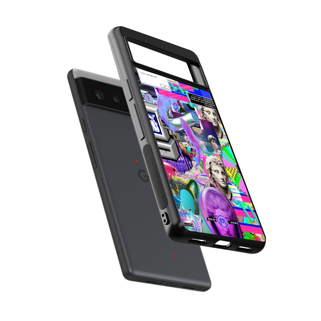 unbothered back phone cover | glass case for google pixel 6