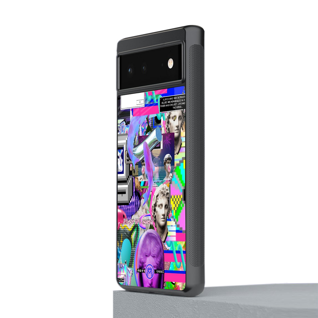 unbothered back phone cover | glass case for google pixel 6