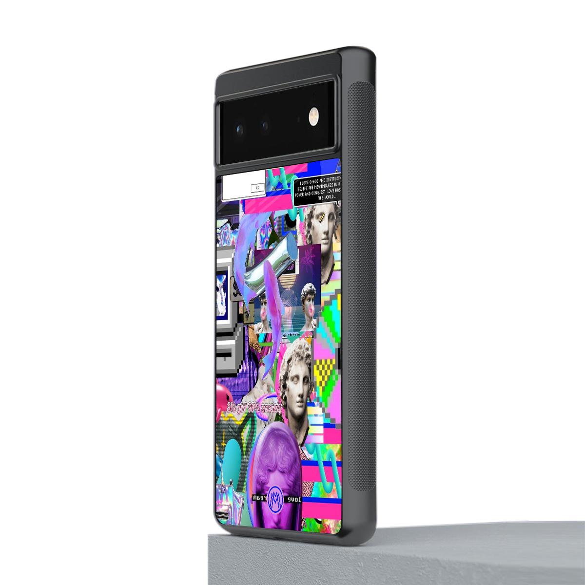 unbothered back phone cover | glass case for google pixel 6