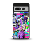 unbothered back phone cover | glass case for google pixel 7 pro