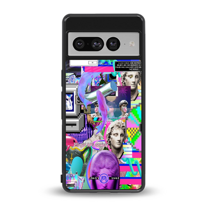 unbothered back phone cover | glass case for google pixel 7 pro