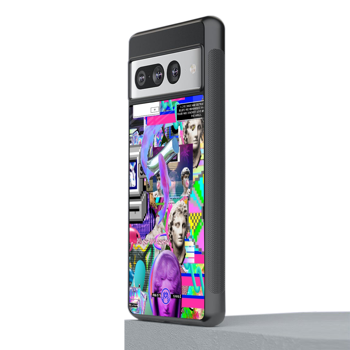 unbothered back phone cover | glass case for google pixel 7 pro
