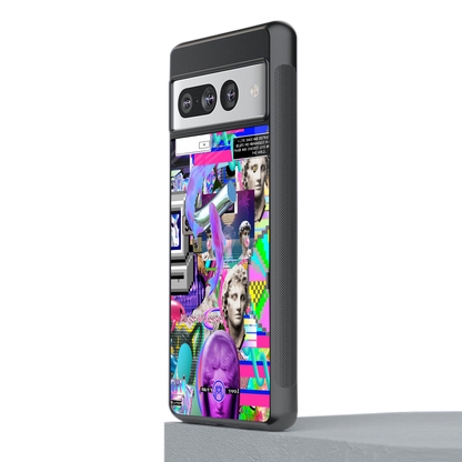 unbothered back phone cover | glass case for google pixel 7 pro