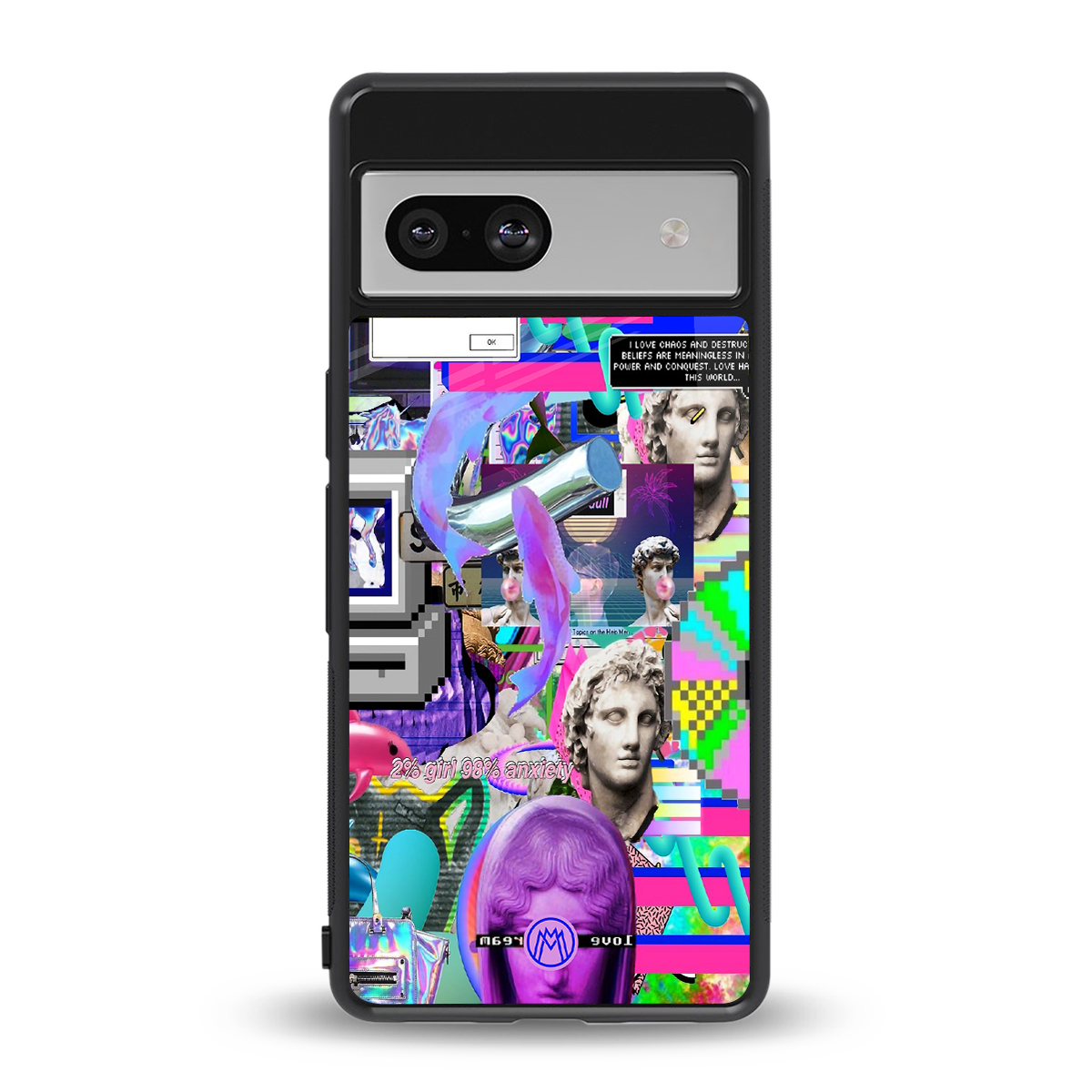 unbothered back phone cover | glass case for Google Pixel 7A