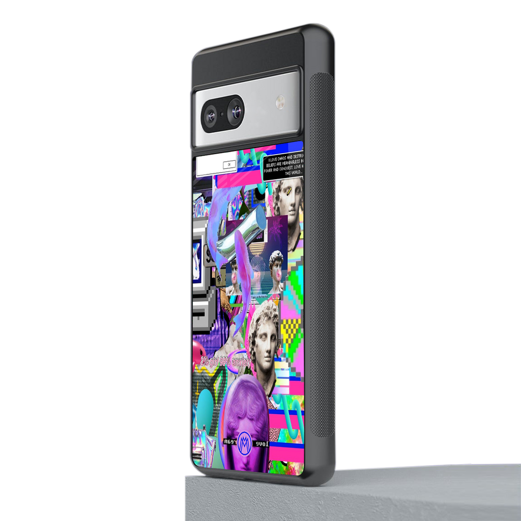 unbothered back phone cover | glass case for Google Pixel 7A