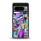 unbothered back phone cover | glass case for google pixel 8 pro