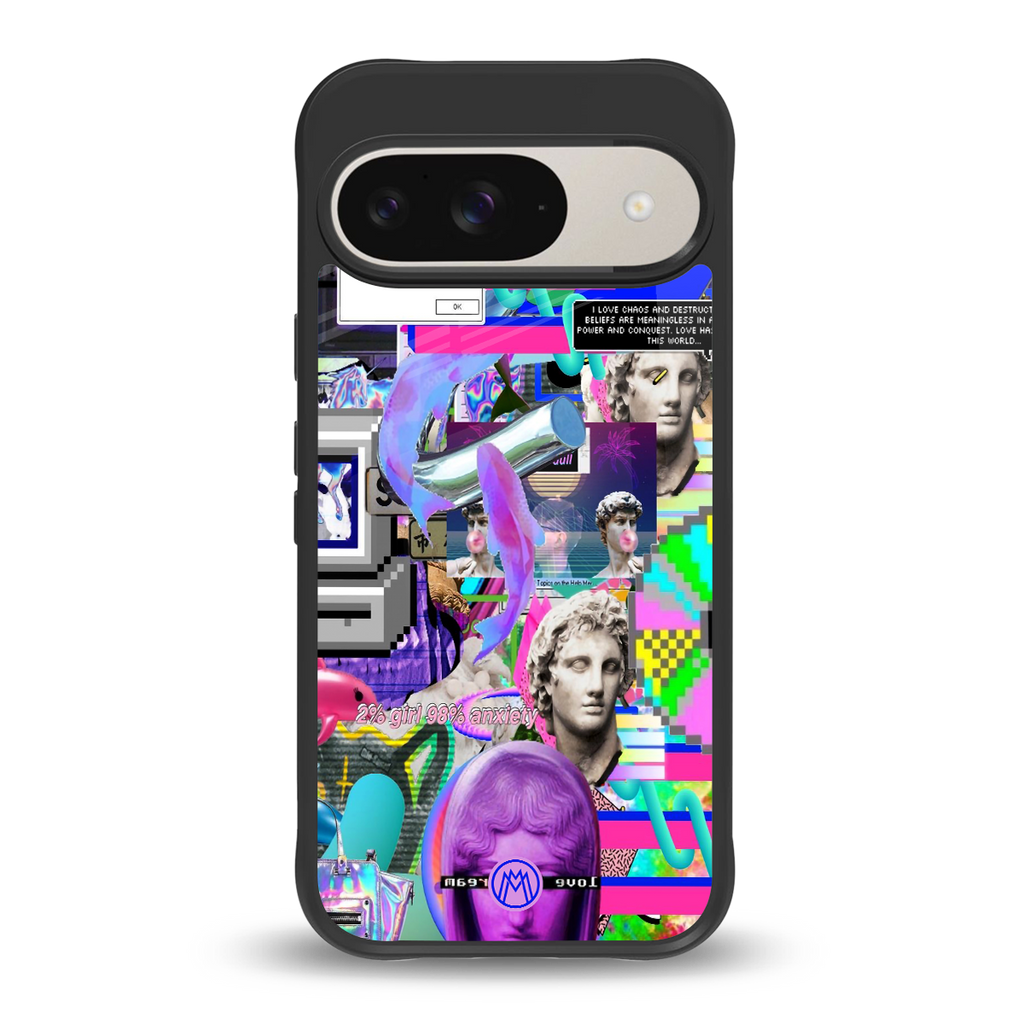 unbothered back phone cover | glass case for google pixel 9