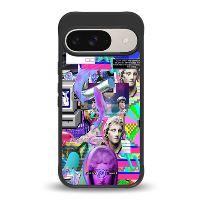 unbothered back phone cover | glass case for google pixel 9