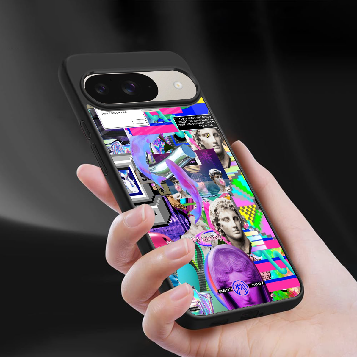 unbothered back phone cover | glass case for google pixel 9