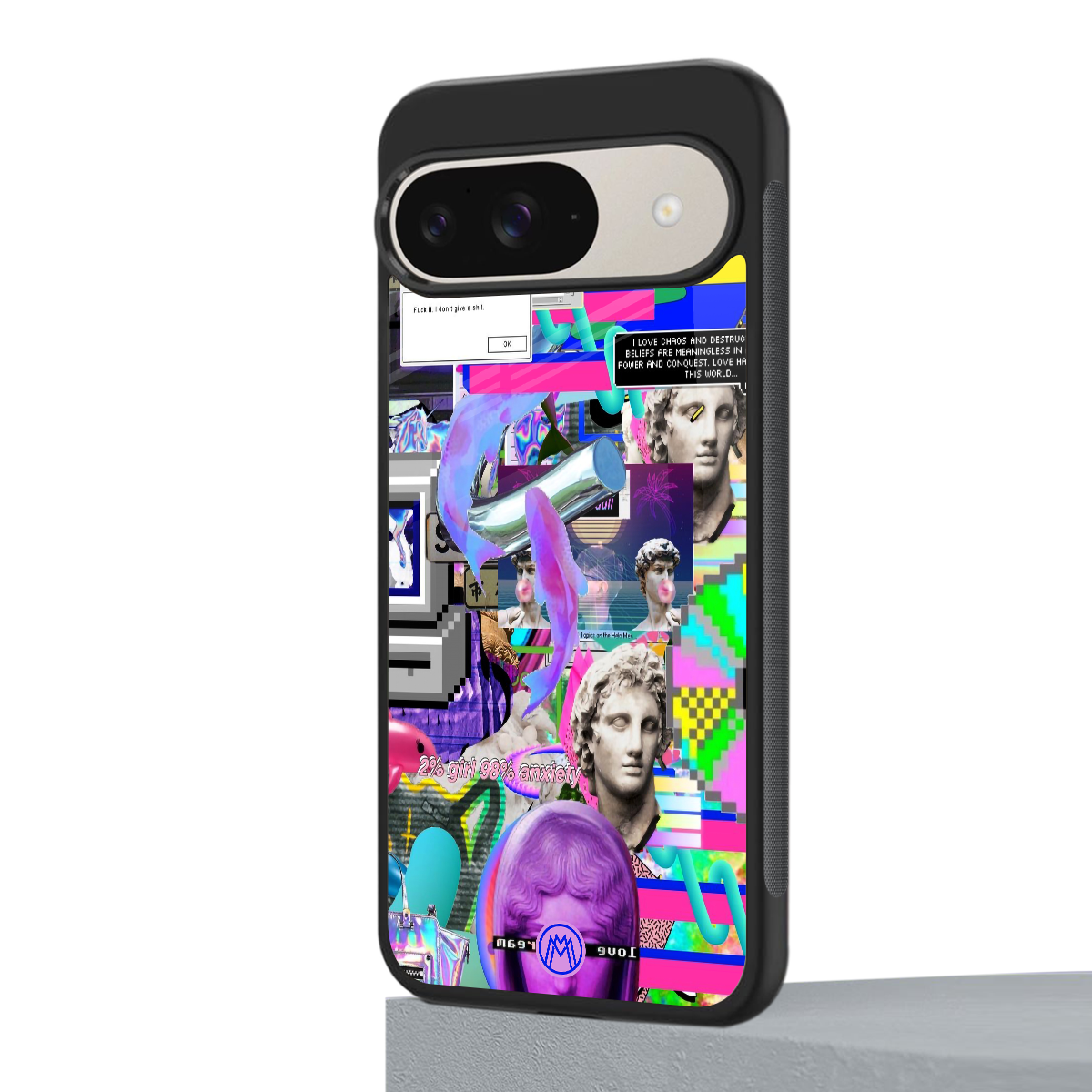 unbothered back phone cover | glass case for google pixel 9