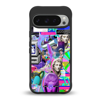 unbothered back phone cover | glass case for google pixel 9 pro