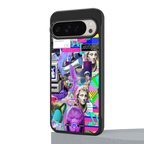 unbothered back phone cover | glass case for google pixel 9 pro