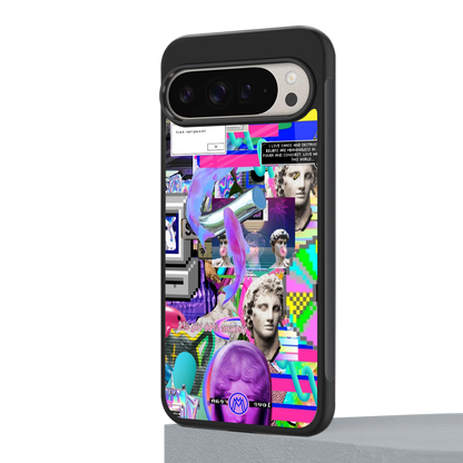 unbothered back phone cover | glass case for google pixel 9 pro xl