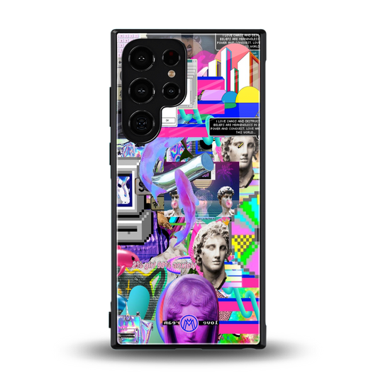 unbothered back phone cover | glass case for samsung galaxy s24 ultra