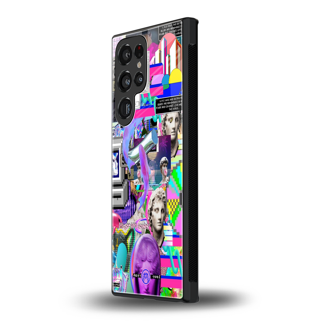unbothered back phone cover | glass case for samsung galaxy s23 ultra