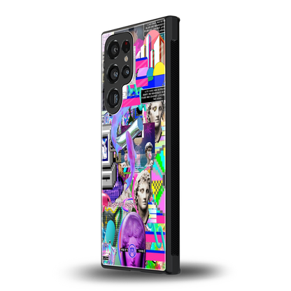 unbothered back phone cover | glass case for samsung galaxy s23 ultra