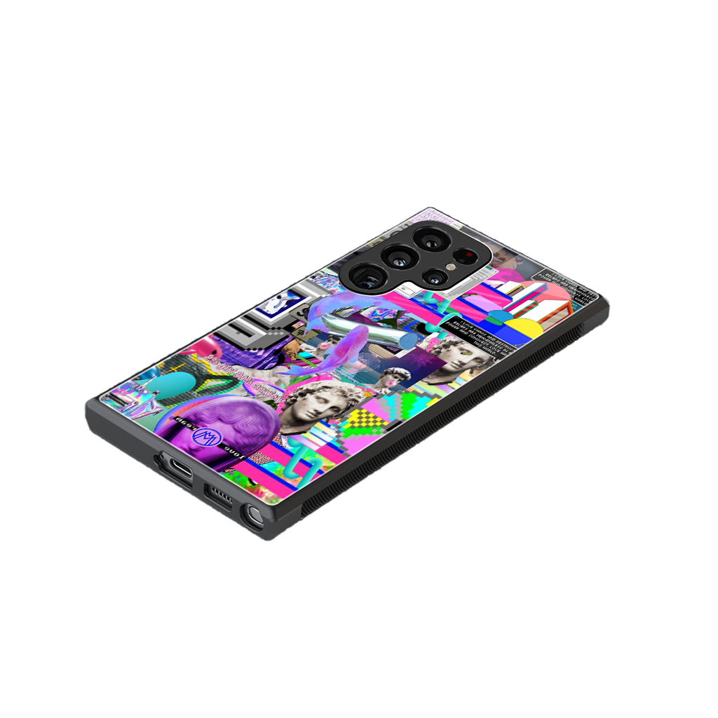 unbothered back phone cover | glass case for samsung galaxy s23 ultra