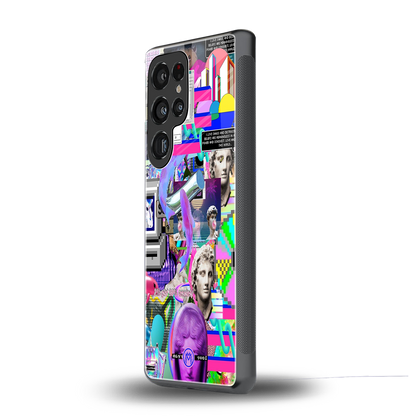 unbothered back phone cover | glass case for samsung galaxy s25 ultra